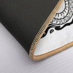 Snake Flames 2  Anti-Trip Bath Mat